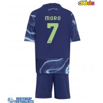 Ajax Raul Moro #7 Replica Away Minikit 2025-26 Short Sleeve (+ pants)